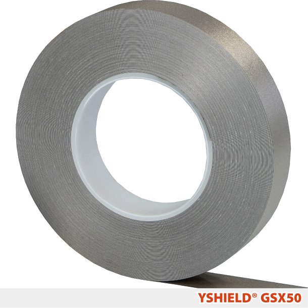 YSHIELD GSX50 Jordingsbnd med ledende klbemiddel Bredde 25 mm 50 meter