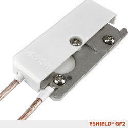 Jordingsplade/hus GF2 40x80 mm 2 tilslutninger