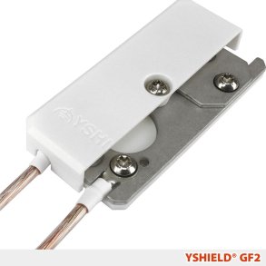 Jordingsplade/hus GF2 40x80 mm 2 tilslutninger